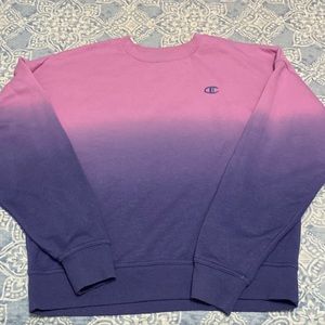 Champion tie dye crew neck M like new